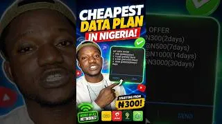 Thumbnail: 🔥 CHEAPEST DATA PLAN IN NIGERIA! Get 2GB for Just ₦300 😱📱