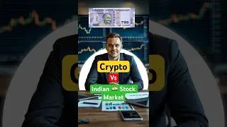 Thumbnail: Why People Quit the Indian Stock Market for Crypto! 😱 3 Reason #shortsindia