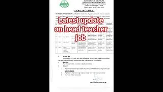 Thumbnail: update head teacher job application