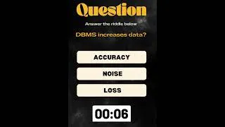 Thumbnail: DBMS increases data?
