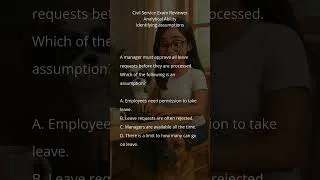 Thumbnail: Identifying Assumptions ⎸ Analytical Ability ⎸ Civil Service Exam Revlewer