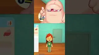 Thumbnail: She Thought About What? @KatieAndCatburger  #Vtuber #Shorts #TomodachiLife