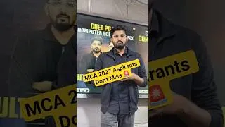 Thumbnail: CUET PG 2027 Computer Science Prep | MCA Batch Starts from 3 Sept!