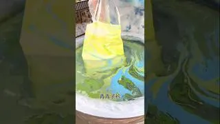 Thumbnail: Traditional Chinese Dress-Inspired Lacquer Tote Bag ✨ | Stunning Handmade Craft #Shorts