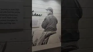 Thumbnail: Mural of horse trainer D. Wayne Lukas inside the Kentucky Derby Museum in Louisville, Kentucky