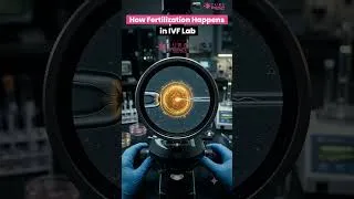 Thumbnail: How Fertilization Happens in an IVF Lab! 🧬 (ICSI 3D Animation Explained) | 3D Animation #shorts #ivf