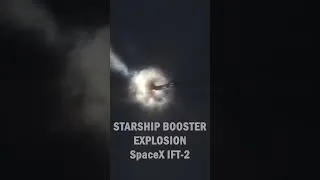 Thumbnail: StarShip Booster Explosion SpaceX IFT-2 - SkyshowTV #spacex #starship #booster #explosion