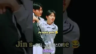 Thumbnail: jin squid game 😂full episode ⬆️ here  #shorts #bts #bts