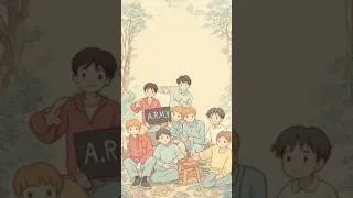 Thumbnail: BTS Ghibli style pic 🎀💜 / trending Ghibli style #shorts #bts #ghiblistyle
