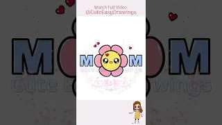 Thumbnail: How to Draw Cute Mom Flower Greeting Easy #drawingforkids #mom