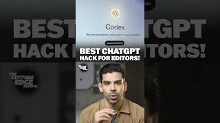 Thumbnail: Best ChatGPT Hack For Video Editors In 2026