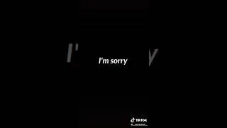 Thumbnail: I'm Sorry #sorry