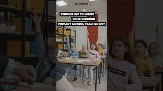 Thumbnail: Primary School Teacher CV Example!