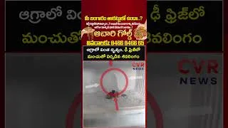 Thumbnail: ఆగ్రాలో వింత దృశ్యం ఢీ ఫ్రిజ్‌లో మంచుతో ఏర్పడిన శివలింగం | Virul | CVR NEWS