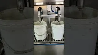Thumbnail: Plastic Pail Liquid Filling Machine and Lid Sealing Machine
