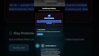 Thumbnail: Has Your Email Been Leaked? Check in Seconds #cybersecurity #cyberawareness #compliance #onlinesafe