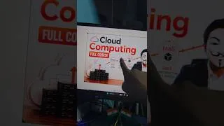 Thumbnail: Cloud Computing Full Course for Cybersecurity ☁️🔐 #Shorts