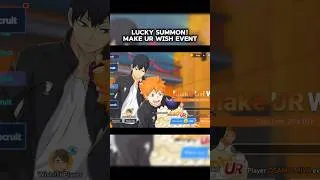 Thumbnail: Make UR Wish Summon - #haikyuu #haikyuuflyhigh #ハイキュー #HAIKYUStartingLineup