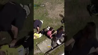 Thumbnail: Big crash😱😤 #cycling #crash #shorts #itzuliabasquecountry #roglic #evenepoel #vingegaard