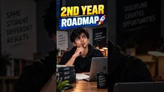 Thumbnail: 2nd Year College Roadmap: 5Proofs You MUST Build!🚀 #shorts #telugu #BTechStudents #roadmap #projects
