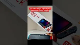 Thumbnail: This tiny dock totally surprised me. #unboxing #asmr #nintendoswitch #nintendoswitch2 #viral #dock