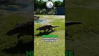 Thumbnail: This Dino Was a Croc's Cousin but Ate Plants #shorts #dinosaur