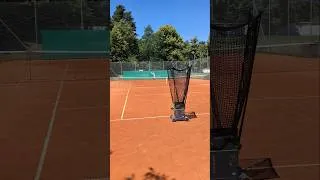 Thumbnail: 🎾 Forehand Down The Line With Acemate S10 Tennis Ball Machine 🤖 #tennis #tennisreview #ballmachine