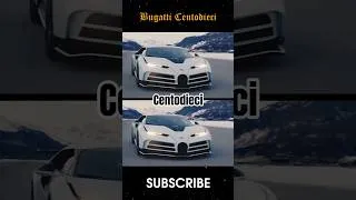 Thumbnail: Bugatti Centodieci – Only 10 Exist! 😱🔥 #shorts