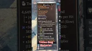 Thumbnail: Diablo 4 | Trillion Damage Barbarian Season 14