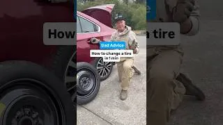 Thumbnail: How to change a tire. Save this. Love, Dad