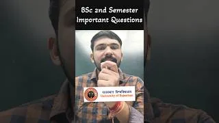 Thumbnail: RU | BSc 2nd Semester Important Questions | Rajasthan University