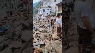 Thumbnail: Doda: Cloudburst Triggers Flash Floods in Thathri; Houses and Shops Suffer Damage
