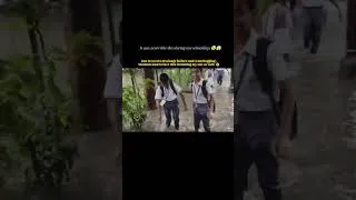 Thumbnail: School me paani bharne k baad 🏫🌧️ | Heavy Rainfall in Sangam Vihar, severe drainage issue 😱💦 #Shorts