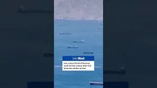 Thumbnail: US launches fresh strikes as Iran closes Strait of Hormuz