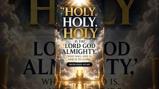 Thumbnail: HOLY, HOLY, HOLY! 🙌 The Lord God Almighty | Revelation 4:8