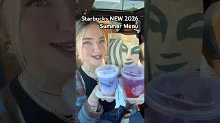 Thumbnail: NEW STARBUCKS 2026 SUMMER MENU featuring butterfly drinks! 🦋✨🦄 #starbucks #newmenuitems