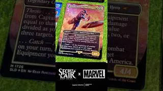 Thumbnail: Magic the Gathering CAPTAIN AMERICA Secret Lair Drop Series - Rainbow Foil Edition