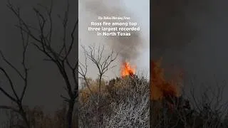 Thumbnail: Ross fire among largest recorded in North Texas ￼