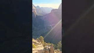 Thumbnail: Angel's Landing #outdoors #hiking #fyp #viral #shorts #ytshorts #zion #camping #winter #yt #reels