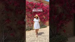 Thumbnail: What I wore in Mallorca Spain 🇪🇸 European Summer Outfits #shorts #summerfashion