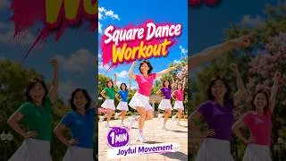 Thumbnail: Low‑Stress Square Dance Workout for Everyone | Simple Follow‑Along Moves #squaredance #danceworkout