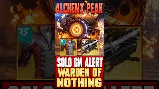 Thumbnail: Solar Warlock Sanguine Alchemy Build | Solo GM Alert Warden of Nothing | Destiny 2 Gjallarhorn