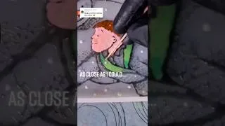 Thumbnail: Creating 'The Snowman' Results at the end. #resinart #resin #shorts #christmas