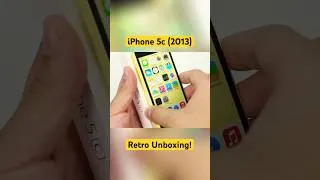 Thumbnail: Retro Unboxing! Yellow iPhone 5c (2013) #tech