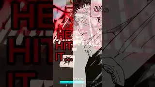 Thumbnail: he hit it... #roblox #jujutsukaisen #anime #strongestbattlegrounds #funny #shorts #gojo