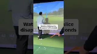 Thumbnail: His slice disappears in 15 seconds #shorts