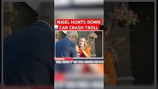 Thumbnail: Nigel Farage hunts down woman in Clacton who called him "w**ker" before CRASHING car in viral video