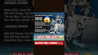 Thumbnail: Why Aaron Chia & Soh Wooi Yik's  Split Is Actually GOOD News 👀🏸🇲🇾 #BadmintonMalaysia #BAM #news