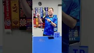 Thumbnail: Removing the foil from table tennis rubber