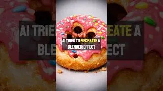 Thumbnail: AI Tried to Recreate a Blender Donut